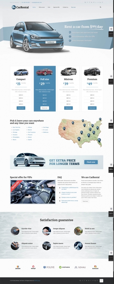Thiết kế web thuê xe chuyên nghiệp