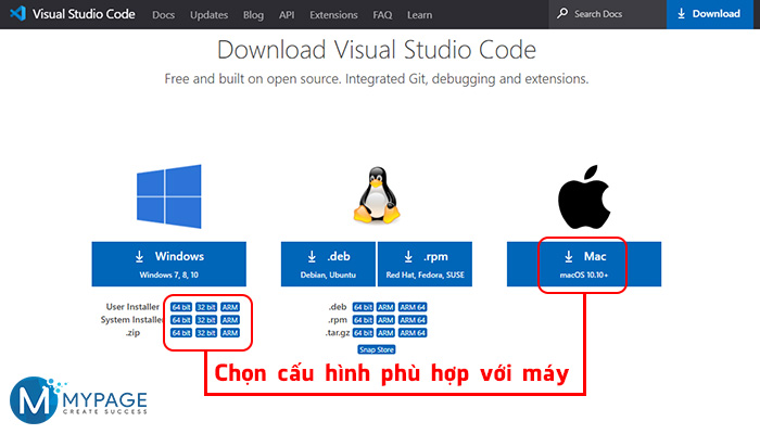 Hướng dẫn download visual studio code